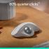 Logitech ERGO M575S Wireless Trackball Mouse – White